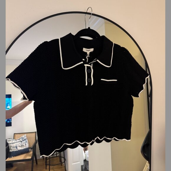 Pikil Knitted Polo Top - Picture 6 of 7